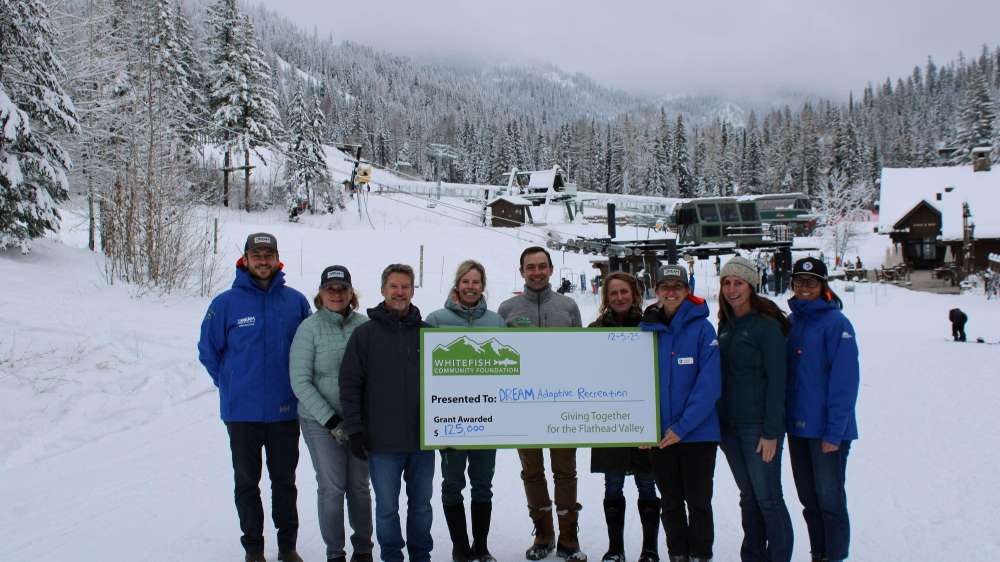 20251205 Major Community Project Grant to DREAM landscape in front of ski slope resized