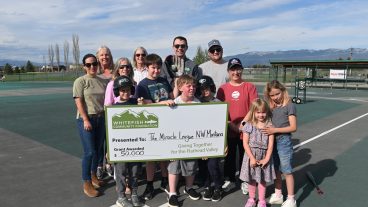 20250507 Major Community Project Grant check presentation at Miracle Field Photo by Heidi Desch