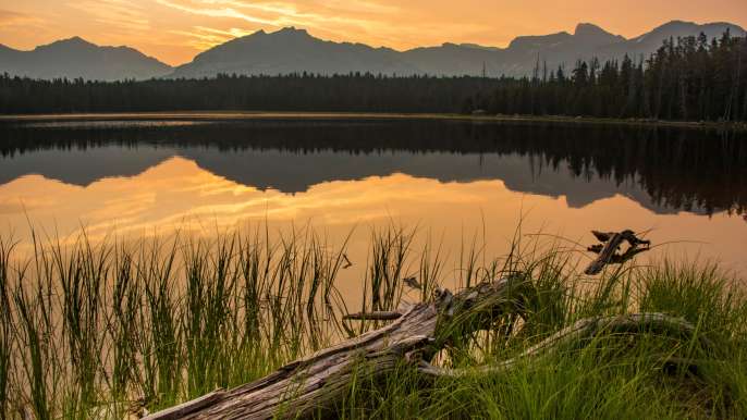 V lake summer wind river range 0149