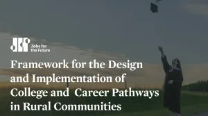 Library JFF Framework College Career Pathways Rural Cover