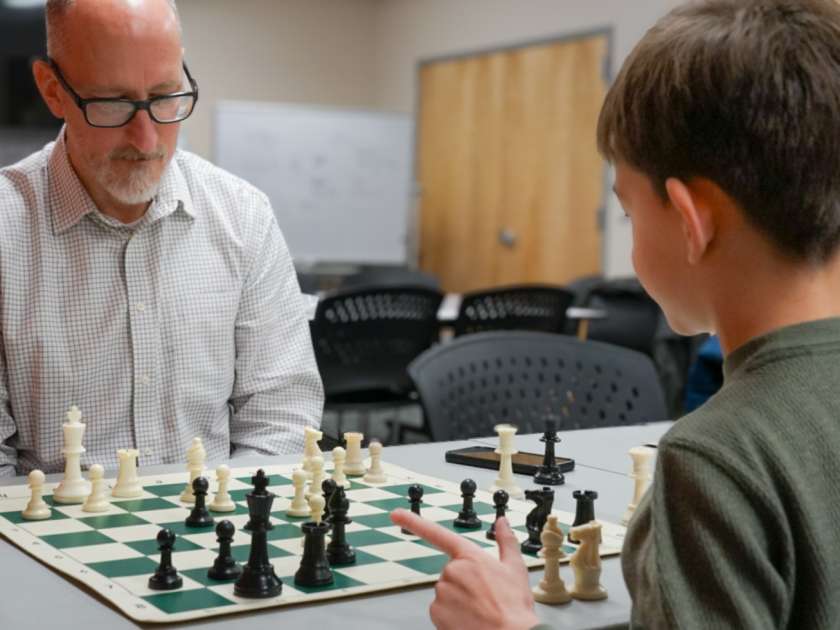 Brian Playing Chess 1